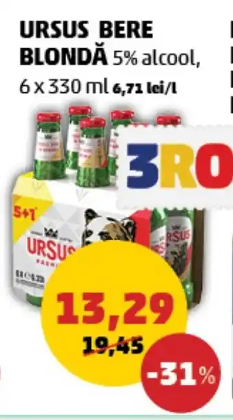 Penny URSUS BERE BLONDĂ Ofertă