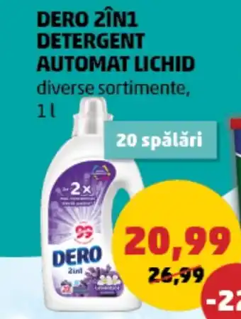 Penny DERO 2ÎN1 DETERGENT AUTOMAT LICHID Ofertă