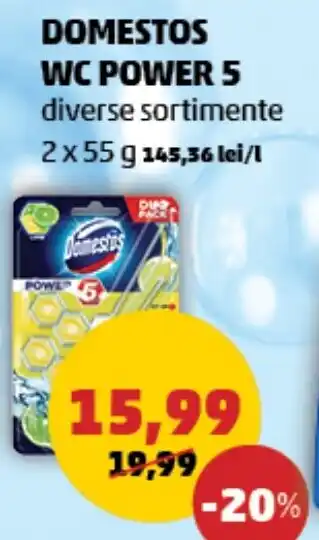 Penny DOMESTOS WC POWER 5 Ofertă