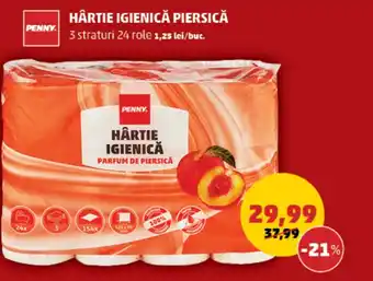 Penny HÂRTIE IGIENICĂ PIERSICĂ Ofertă