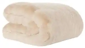 Favi Pătură din blană artificială 150x180 cm Rarea New (bej). 1015691 Ofertă