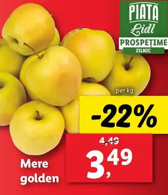 Lidl Mere golden Ofertă