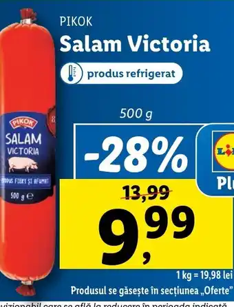 Lidl PIKOK Salam Victoria Ofertă