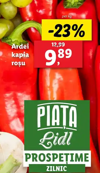 Lidl Ardei kapia roşu Ofertă