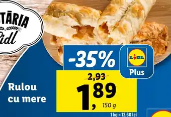 Lidl Rulou cu mere Ofertă