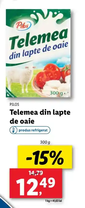 Lidl PILOS Telemea din lapte de oaie Ofertă