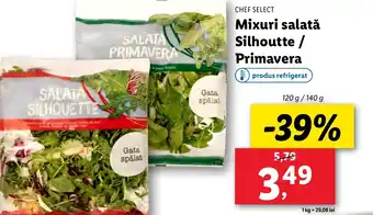 CHEF SELECT Mixuri salată Silhoutte / Primavera
