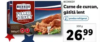 Lidl MCENNEDY Carne de curcan, gătită lent Ofertă