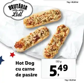 Lidl Hot Dog cu carne de pasăre Ofertă