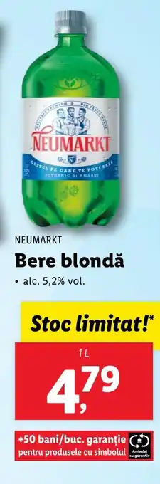 Lidl NEUMARKT Bere blondă Ofertă