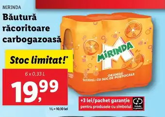 Lidl MIRINDA Băutură răcoritoare carbogazoasă Ofertă