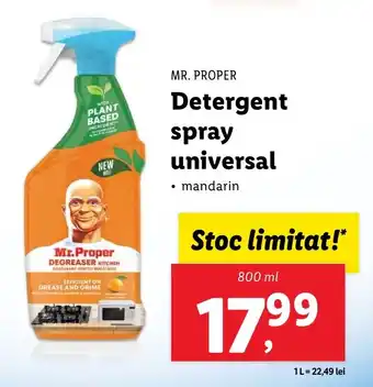 Lidl MR. PROPER Detergent spray universal Ofertă