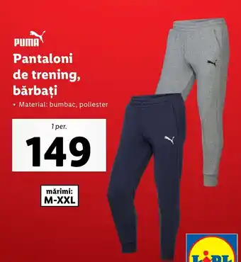 Lidl PUMA Pantaloni de trening, bărbaţi Ofertă