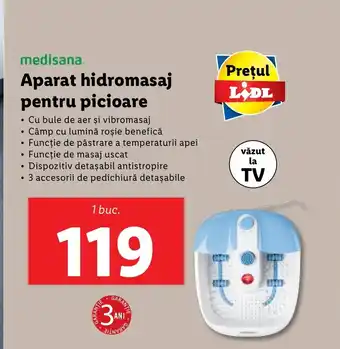 medisana Aparat hidromasaj pentru picioare