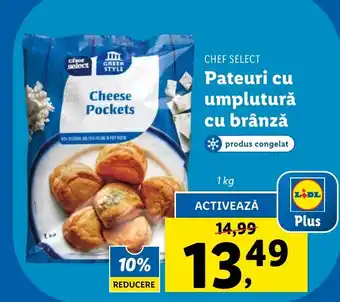 Lidl CHEF SELECT Pateuri cu umplutură cu brânză Ofertă