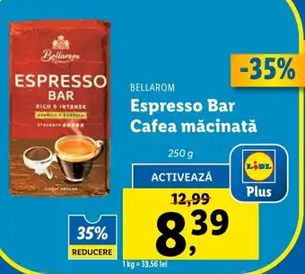 Lidl BELLAROM Espresso Bar Cafea măcinată Ofertă