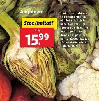 Lidl Anghinare Ofertă