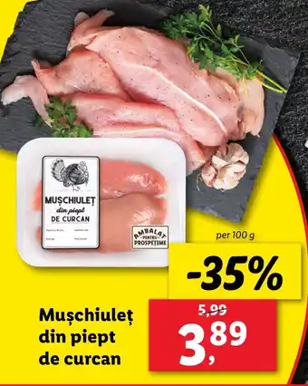 Lidl Muşchiuleţ din piept de curcan Ofertă