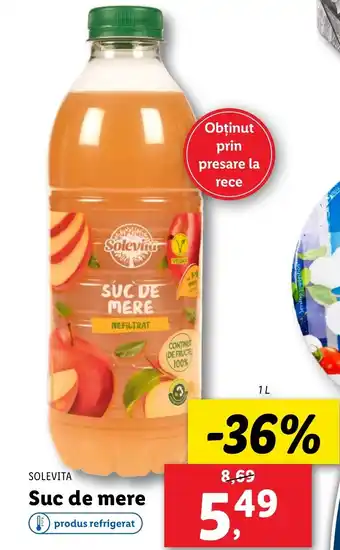 Lidl SOLEVITA Suc de mere Ofertă