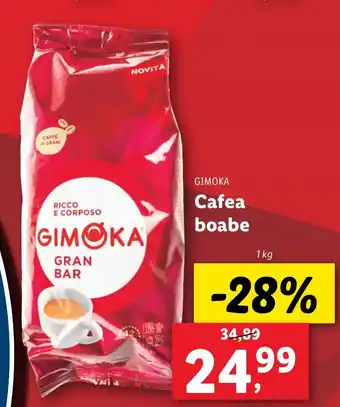 Lidl GIMOKA Cafea boabe Ofertă
