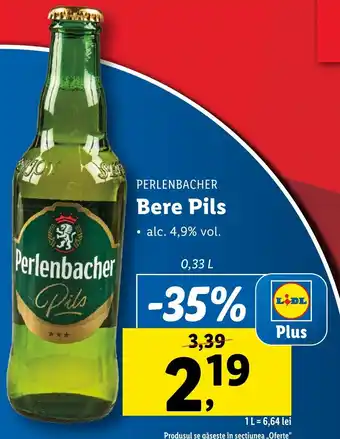 Lidl PERLENBACHER Bere Pils Ofertă