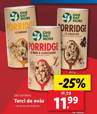 Lidl ONE DAY MORE Terci de ovăz Ofertă