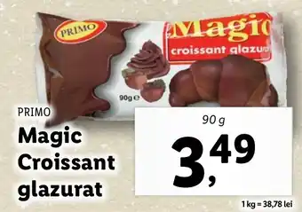 Lidl PRIMO Magic Croissant glazurat Ofertă
