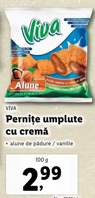VIVA Perniţe umplute cu cremă