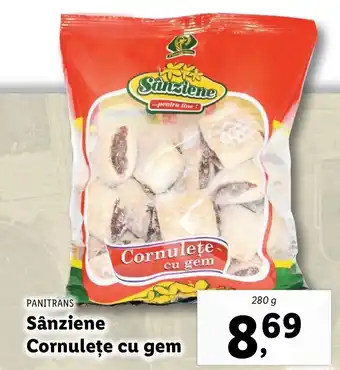 Lidl PANITRANS Sânziene Cornulețe cu gem Ofertă