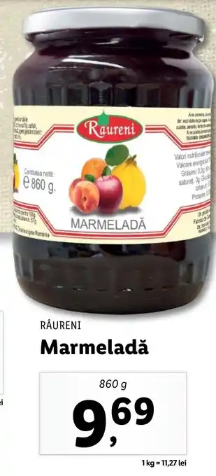 Lidl RÂURENI Marmeladă Ofertă