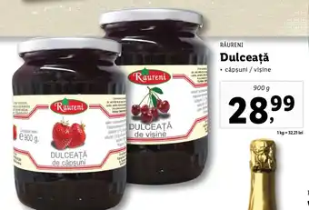 Lidl RÂURENI Dulceață Ofertă