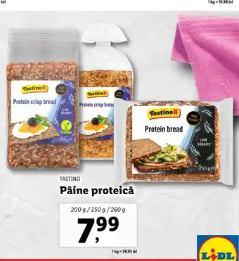 Lidl TASTINO Pâine proteică Ofertă