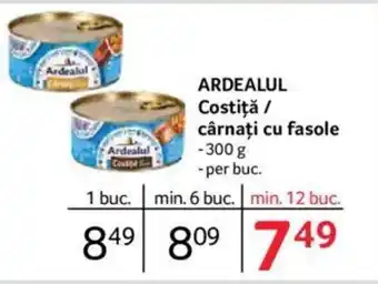 ARDEALUL Costiţă / cârnaţi cu fasole