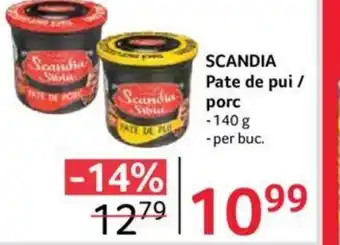 Selgros SCANDIA Pate de pui / porc Ofertă