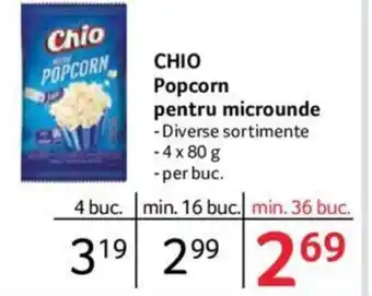 Selgros CHIO Popcorn pentru microunde Ofertă
