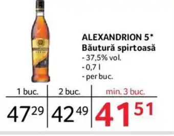 Selgros ALEXANDRION 5* Băutură spirtoasă Ofertă