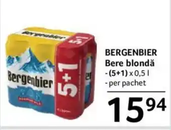 Selgros BERGENBIER Bere blondă Ofertă