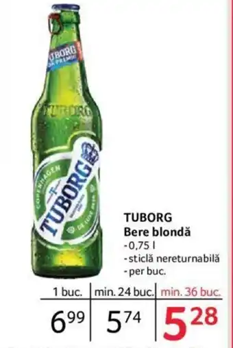 Selgros TUBORG Bere blondă Ofertă