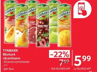 Selgros TYMBARK Băutură răcoritoare Ofertă