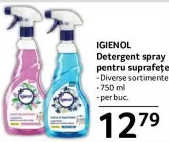 Selgros IGIENOL Detergent spray pentru suprafețe Ofertă