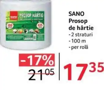 Selgros SANO Prosop de hârtie Ofertă