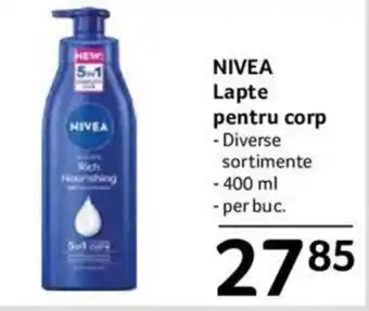 Selgros NIVEA Lapte pentru corp Ofertă