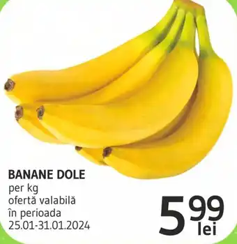 Supeco BANANE DOLE Ofertă