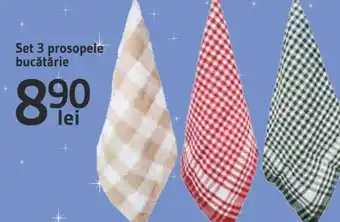 Supeco Set 3 prosopele bucătărie Ofertă