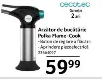 Selgros Arzător de bucătărie Polka Flame-Cook Ofertă