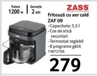 Selgros Friteuză cu aer cald ZAF 09 Ofertă