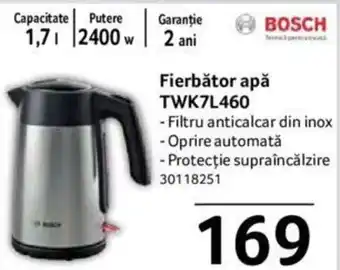 Selgros Fierbător apă TWK7L460 Ofertă