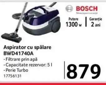 Selgros Aspirator cu spălare BWD41740A Ofertă