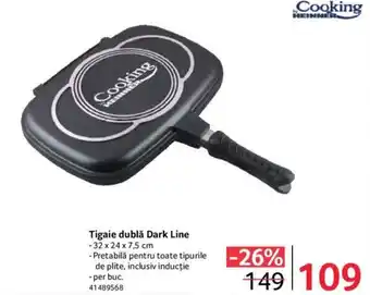 Selgros Tigaie dublă Dark Line Ofertă