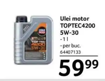 Selgros Ulei motor TOPTEC4200 5W-30 Ofertă